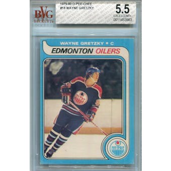 1979/80 O-Pee-Chee #18 Wayne Gretzky BVG 5.5 (EX+) *3983 (Reed Buy)