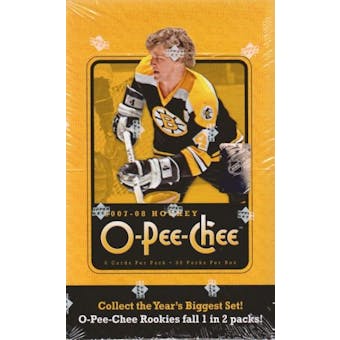 2007/08 Upper Deck O-Pee-Chee Hockey Hobby Box