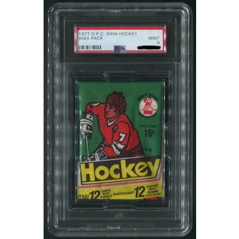 1977/78 O-Pee-Chee WHA Hockey Wax Pack PSA 9 (MINT)