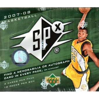 2007/08 Upper Deck SPx Basketball Hobby Box