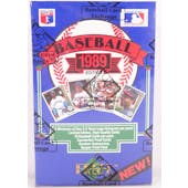 1989 Upper Deck Low # Baseball Wax Box (BBCE) (FASC) (Reed Buy)