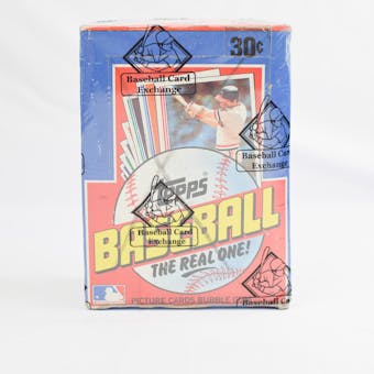 1982 Topps Baseball Wax Box (BBCE) (Reed Buy)