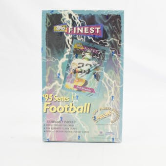 1995 Topps Finest Series 1 Football Hobby Box (Reed Buy)