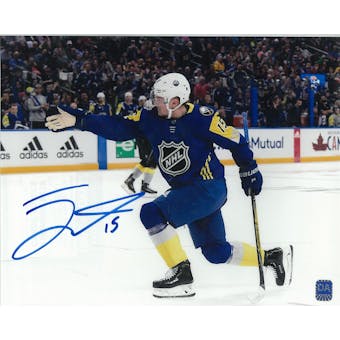 Jack Eichel #15 Autographed Buffalo Sabres All Star Game 8x10 Front Photo