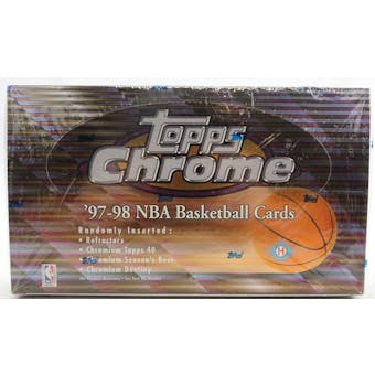 1997/98 Topps Chrome Basketball Hobby Box (Reed Buy)