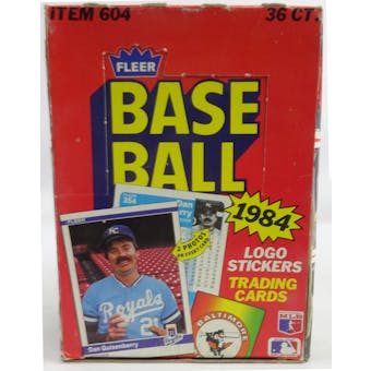 1984 Fleer Baseball Wax Box (Reed Buy)