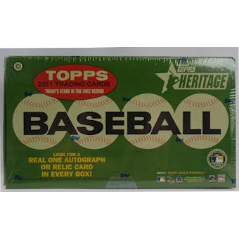 2011 Topps Heritage Baseball Hobby Box (Reed Buy)