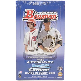 2012 Bowman Baseball Jumbo Box (Reed Buy)