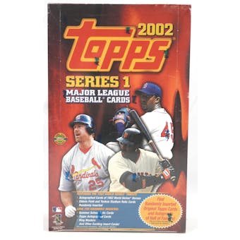 2002 Topps Series 1 Baseball Jumbo Box (Reed Buy)