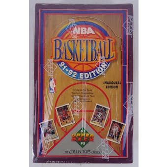 1991/92 Upper Deck Low # Basketball Hobby Box (Reed Buy)