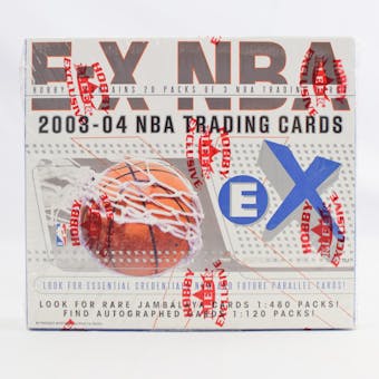 2003/04 Fleer Skybox E-X Basketball Hobby Box (Reed Buy)