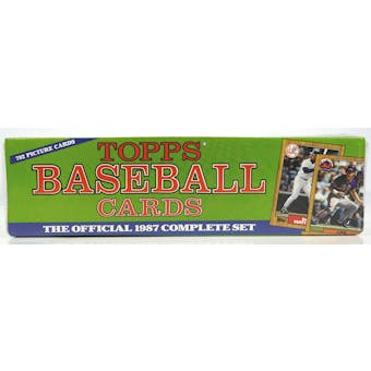 1987 Topps Baseball Factory Set (Christmas Set) (Reed Buy)