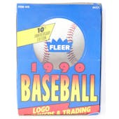 1990 Fleer Baseball Rack Box (Reed Buy)