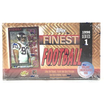 1996 Topps Finest Series 1 Football Hobby Box (Reed Buy)