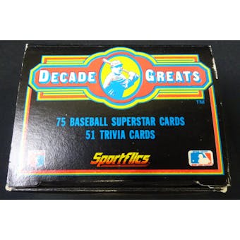 1986 Sportflics Decade Greats Baseball Factory Set (Reed Buy)