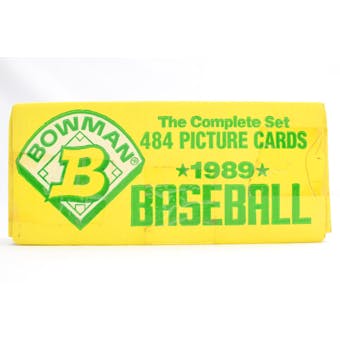 1989 Bowman Baseball Factory Set (yellow box) (Reed Buy)
