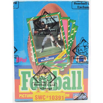1986 Topps Football Wax Box (Sam's Club) (BBCE) (FASC) (Reed Buy)