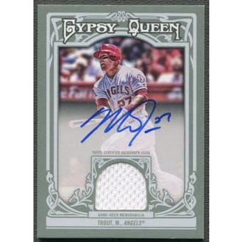 2013 Topps Gypsy Queen #MTR Mike Trout Jersey Auto #07/25