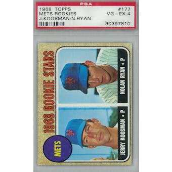 1968 Topps Baseball #177 Nolan Ryan RC PSA 4 (VG-EX) *7810 (Reed Buy)