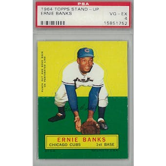 1964 Topps Stand-Up Baseball Ernie Banks PSA 4 (VG-EX) *1752 (Reed Buy)