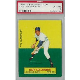 1964 Topps Stand-Up Baseball Dick Ellsworth PSA 6 (EX-MT) *1767 (Reed Buy)
