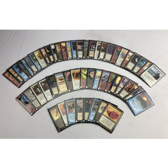 Magic the Gathering Arabian Nights Near-Complete Low-End 55-Card Set Mostly Near Mint (NM)
