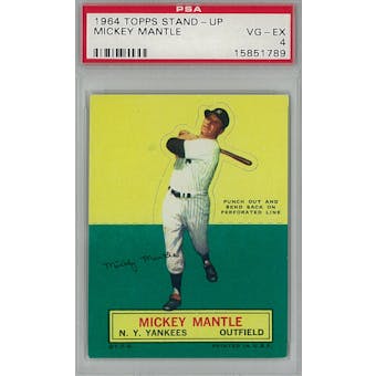 1964 Topps Stand-Up Baseball Mickey Mantle PSA 4 (VG-EX) *1789 (Reed Buy)