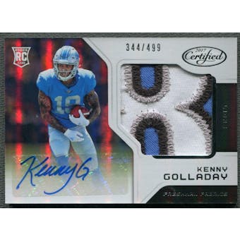 2017 Certified #229 Kenny Golladay Rookie Patch Auto #344/499