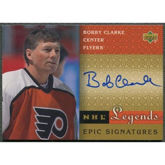 2001/02 Upper Deck Legends #BC Bobby Clarke Epic Signatures Auto