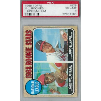 1968 Topps Baseball #579 NL Rookies PSA 8 (NM-MT) *1163 (Reed Buy)