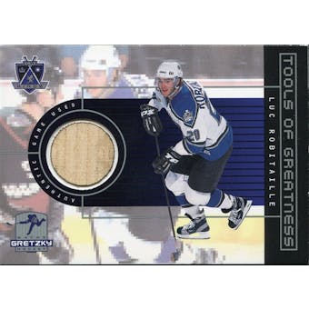 1999/00 Upper Deck Wayne Gretzky Hockey Tools of Greatness #TGLR Luc Robitaille