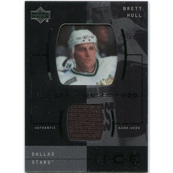2000/01 Upper Deck Ice Game Jerseys #JCBH Brett Hull