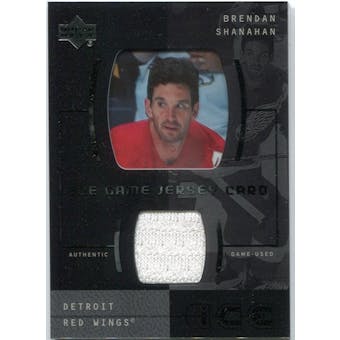 2000/01 Upper Deck Ice Game Jerseys #JCBS Brendan Shanahan
