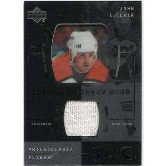2000/01 Upper Deck Ice Game Jerseys #JCJL John LeClair