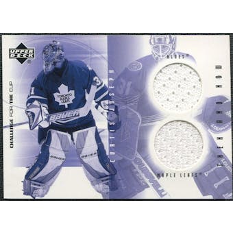 2001/02 Upper Deck UD Challenge for the Cup Jerseys #TNCJ Curtis Joseph Dual