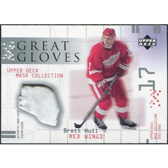 2001/02 Upper Deck UD Mask Collection Gloves #GGBH Brett Hull
