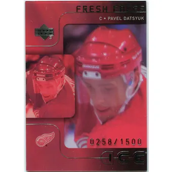 2001/02 Upper Deck Ice #53 Pavel Datsyuk RC /1500