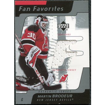 2002/03 Upper Deck Fan Favorites #MB Martin Brodeur