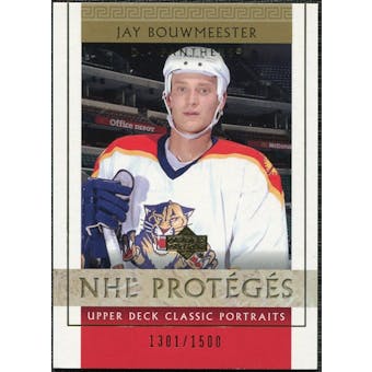 2002/03 Upper Deck Classic Portraits #116 Jay Bouwmeester /1500