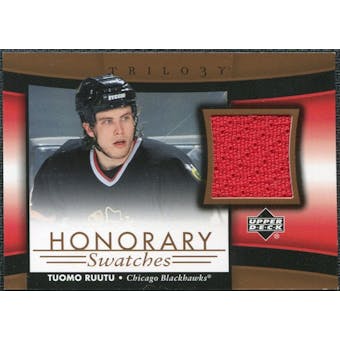 2005/06 Upper Deck Trilogy Honorary Swatches #HSTR Tuomo Ruutu