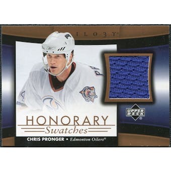 2005/06 Upper Deck Trilogy Honorary Swatches #HSCP Chris Pronger