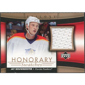 2005/06 Upper Deck Trilogy Honorary Swatches #HSJB Jay Bouwmeester