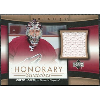 2005/06 Upper Deck Trilogy Honorary Swatches #HSCJ Curtis Joseph
