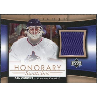 2005/06 Upper Deck Trilogy Honorary Swatches #HSDC Dan Cloutier