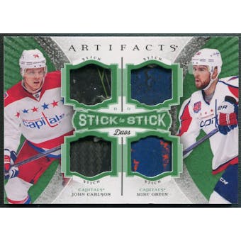 2015/16 Artifacts #STS2GC John Carlson & Mike Green Stick to Stick Duos Green Stick
