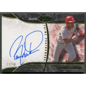 2016 Topps Tier One #PPBL Barry Larkin Prime Performers Auto #33/50