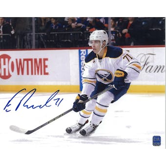 Evan Rodrigues Autographed Buffalo Sabres Showtime 8x10 Photo