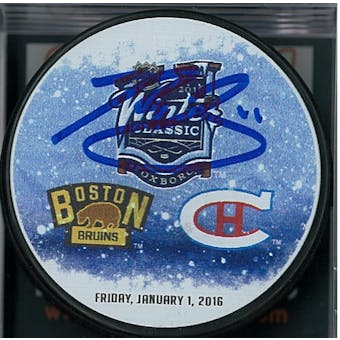 Brendan Gallagher Autograhed Montreal Canadiens Puck (DACW COA)