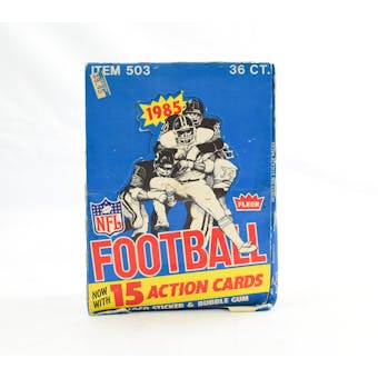 1985 Fleer Football Wax Box (Reed Buy)
