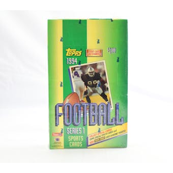 1994 Topps Series 1 Football Hobby Box (Reed Buy)